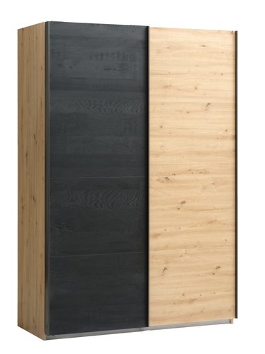 Wardrobe SALTOV 150x222 oak/black