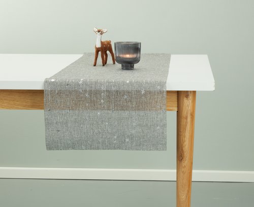 Karácsonyi asztali futó BURE 35x300 ezüstszínű