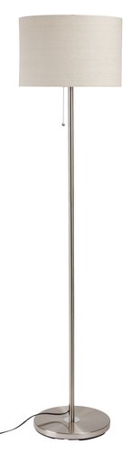 Lampadaire KRISTOF H145cm acier brossé