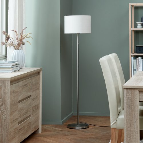 Lampadaire KRISTOF H145cm acier brossé