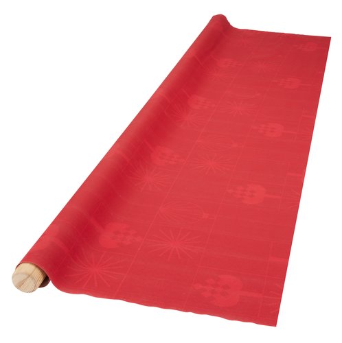 Coated tablecloth GULDSTEN 140 red