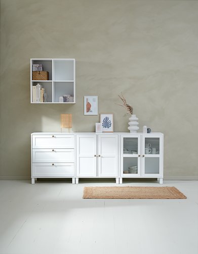 Display cabinet SKALS 2 doors white