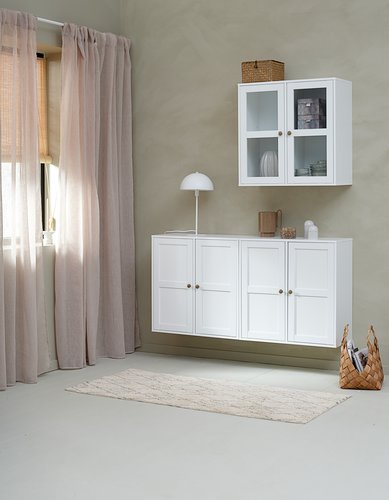 Armoire SKALS 2 portes blanc