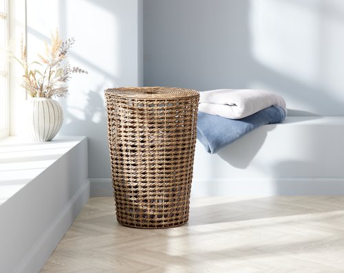 Cesto per la biancheria CURT H55 cm ass.