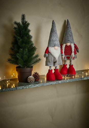 Elfo natalizio FORSETE H43 cm ass.