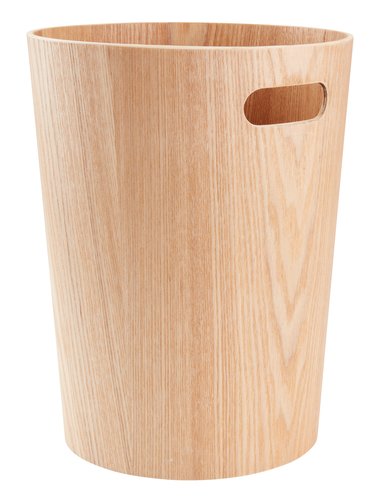 Papperskorg ALBIN Ø23xH30cm trä