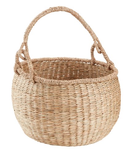 Basket BRAGE D37xH24cm seagrass