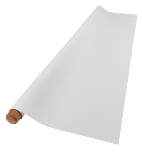 Vinyl tablecloth HVITMURE 140 white
