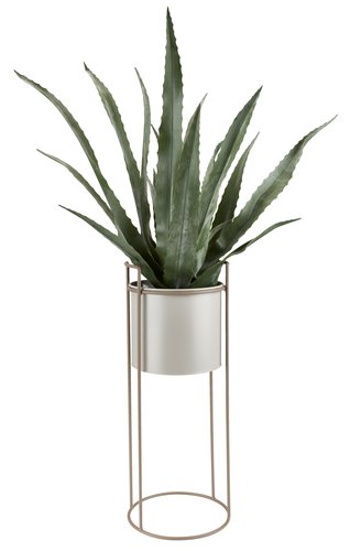 Blumentopf OLAFUR Ø20xH50cm grau JYSK
