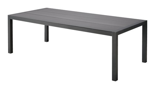 Trädgårdsbord HAGEN B100xL214 grå