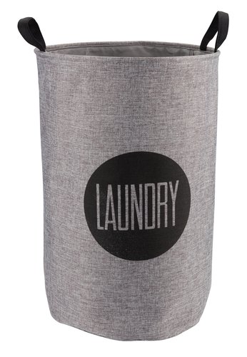 Laundry basket ENAR D39xH58cm grey