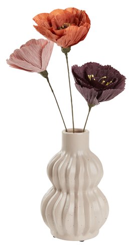Artificial flower PER H40cm purple