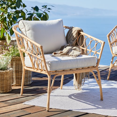 Fauteuil lounge JENNUM nature JYSK