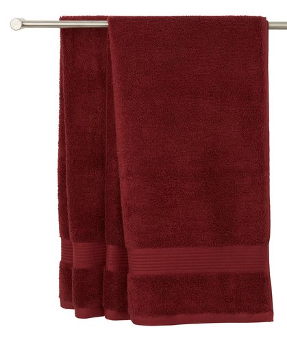 Hand towel KARLSTAD 50x100 burgundy