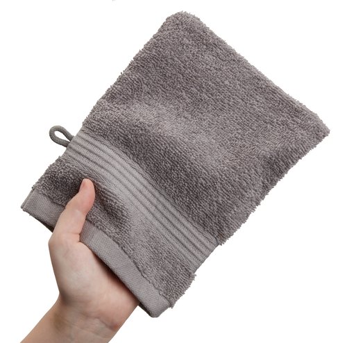 Wash glove KARLSTAD 15x20 grey