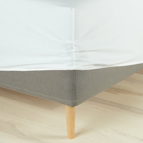 Lenzuolo con angoli 180x200x35 cm bianco