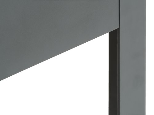 Postelový rám KILDEN 90x200 tmavě šedá