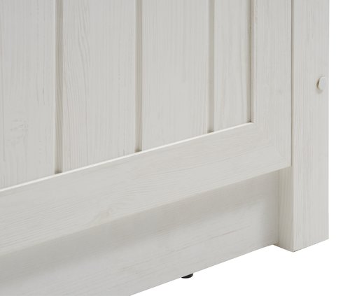 Bed frame MARKSKEL SGL 90x200 oak/white
