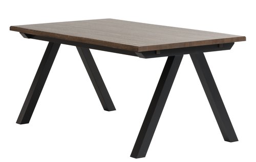 Table SANDBY 100x160 chêne foncé