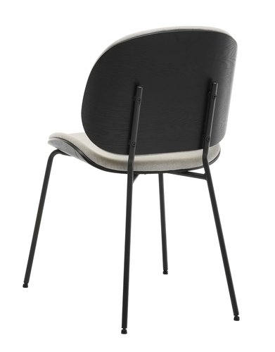 Dining chair TESTRUP light sand/black