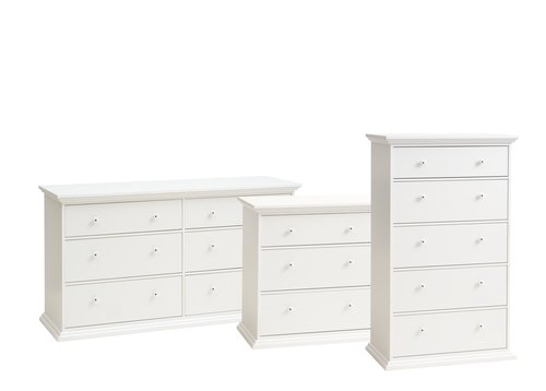 3 drawer chest FREDENSBORG white