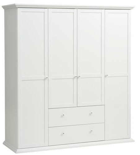 Garde-robe FREDENSBORG 183x200 blanc