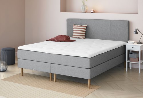 Sängynpääty 180x125cm VIKING BEDS harmaa-53