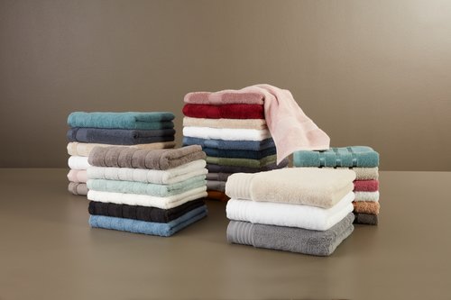 Badehåndklæde NORA 70x140 støvblå