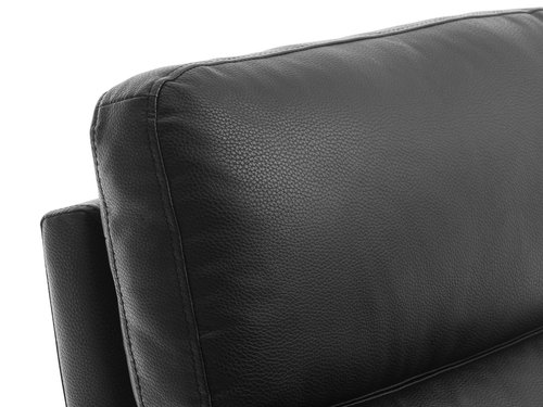 Fotel HOVEN állítható fekete textilbőr