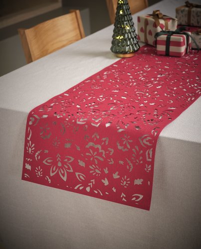 Tischläufer LOKI 40x150 rot JYSK