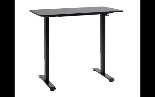 Állítható magasságú asztal ASSENTOFT 70x130 gázliftes fekete