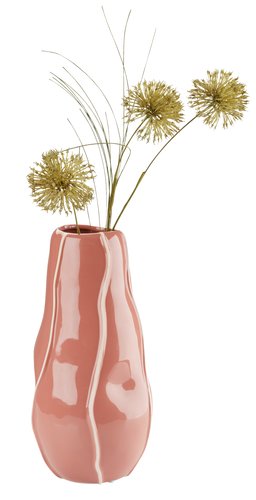 Vaza ULF Ø15xV30cm ružičasta