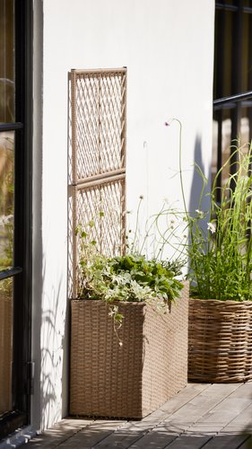 Planter box TRANA W30xL83xH130 natural