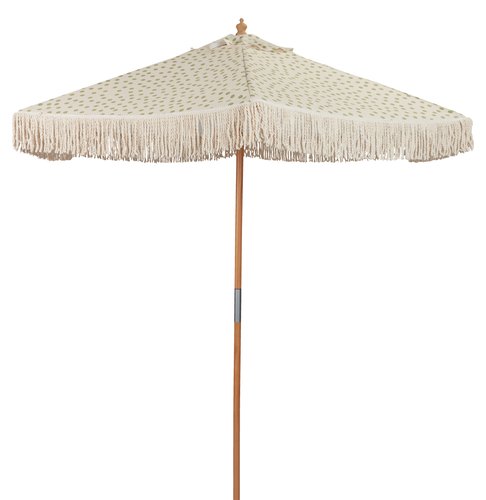 kin Beweren Beperkt Parasol YPPENBJERG D200 Beige/green dots | JYSK