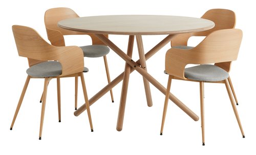 Jysk round deals dining table