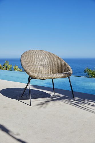 Lounge chair BORDING natural