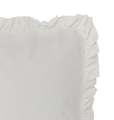 Completo copripiumino ELMA Cotone lavato 240x220 cm bianco