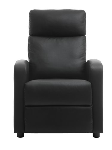 Fotel HOVEN állítható fekete textilbőr