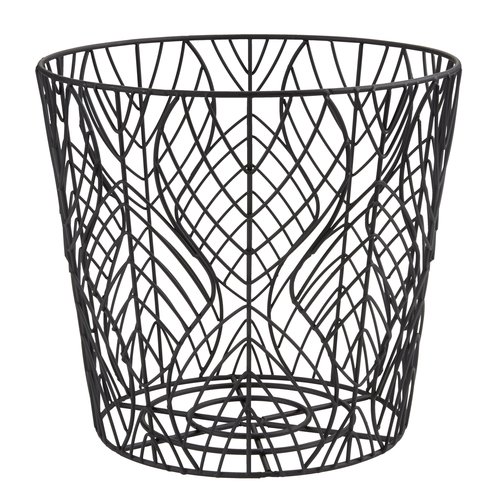 Lot De 2 Paniers De Rangement Suspendus En Fil De Fer Noir - 37.5x18.5x17.5 Cm - Pour Lit Mezzanine, Chambre Étudiante