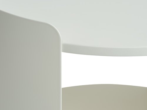 Bedside table BALLING 1 shelf white