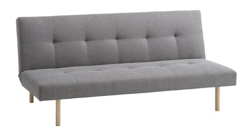 Sofa bed HOLSTED grey fabric