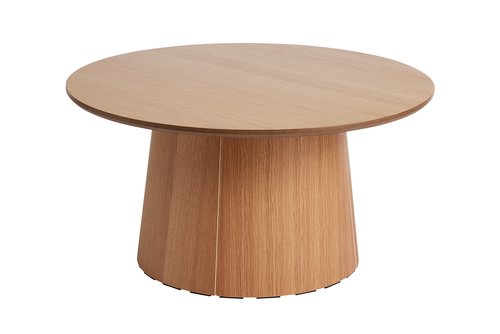 Konferenční stolek KLIPLEV Ø80 dub