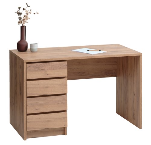 Oak coloured deals desk