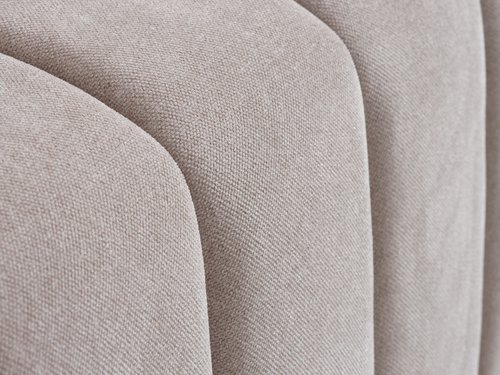 Sofa HUNDIGE 2 seater beige fabric