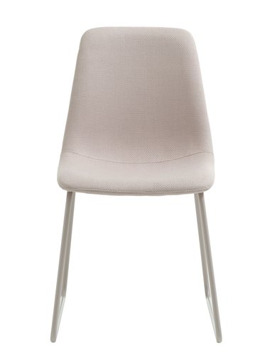 Sandalye SEJLSTRUP açık gül rengi kumaş