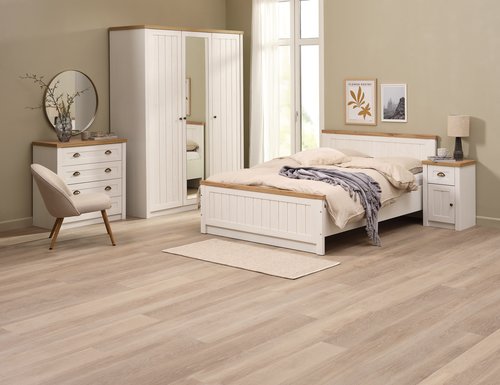 Estructura de cama MARKSKEL 180x200 blanco