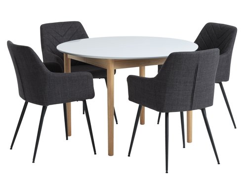 Jysk round deals dining table