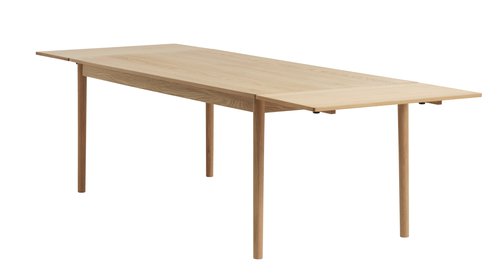 Table MARSTRUP 95x190/280 chêne