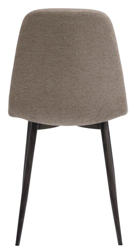 Jedálenská stolička JONSTRUP béžový poťah/farba tmavého duba