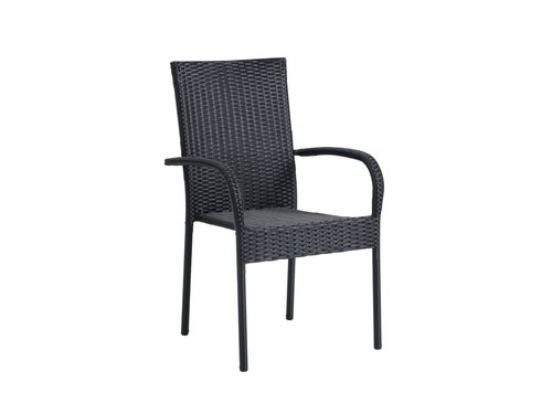 Stacking chair GUDHJEM black